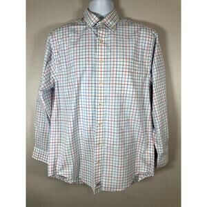 Vineyard Vines Men's Long Sleeve Button Down Shirt Size M White